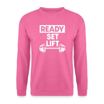 Ready Set Lift - Unisex Pullover - Pink - Vorne