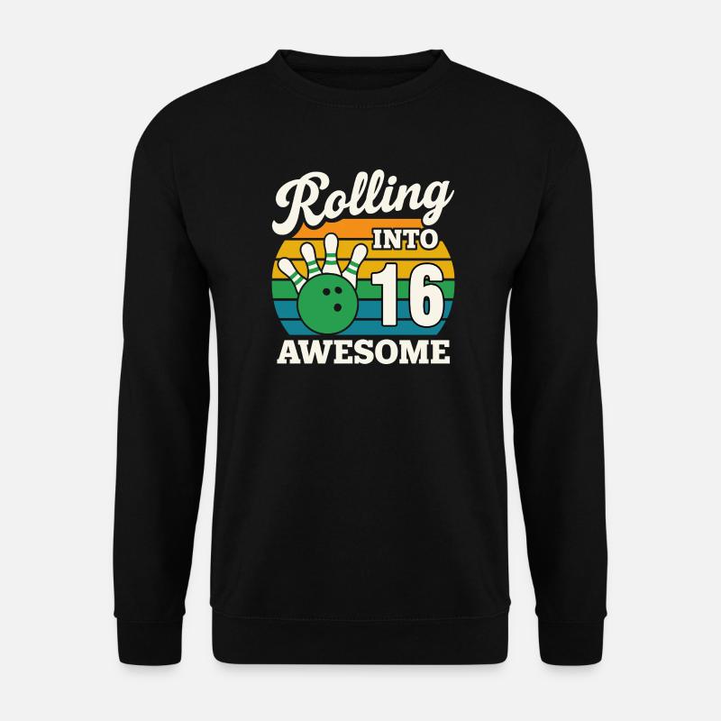 Rolling into 16 Birthday Celebration - Unisex Sweatshirt - black