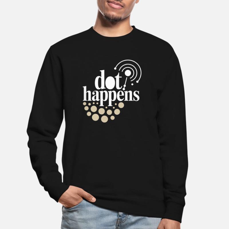 Dot Happens Morse Code Spaß Unisex Pullover