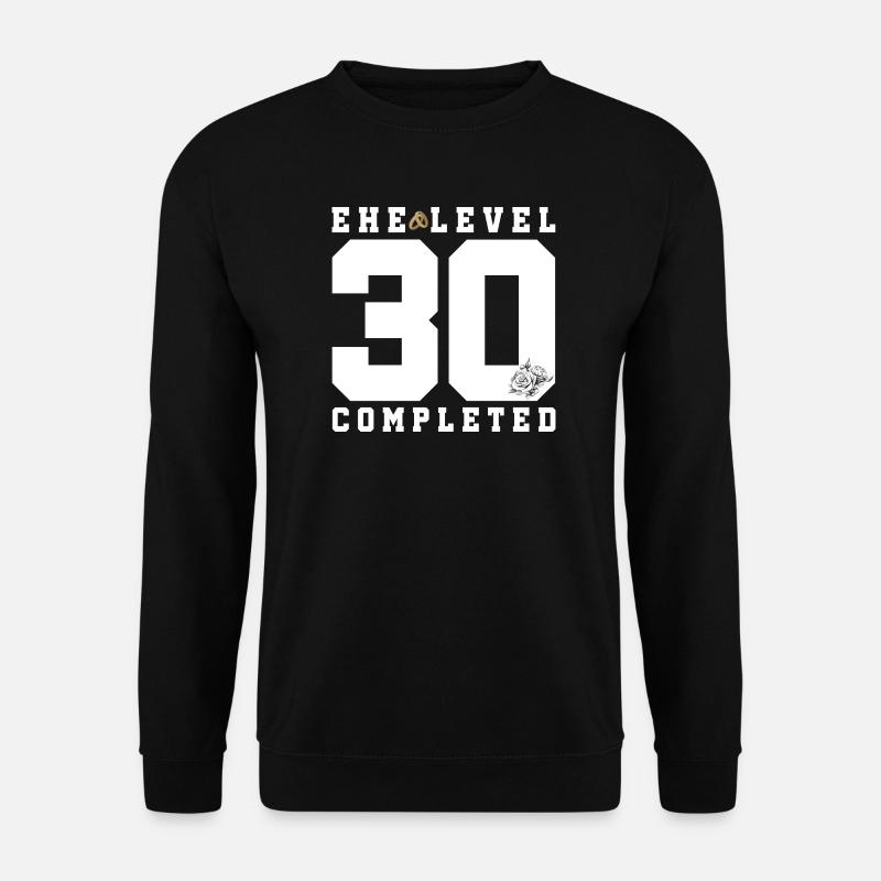 30th Wedding Anniversary - Unisex Sweatshirt - black