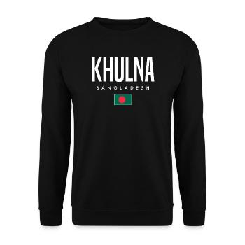 Khulna Bangladesh - Unisex Sweatshirt - black - Front - Alina (178cm) & Michal (187cm)