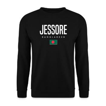 Jessore Bangladesh - Unisex Sweatshirt - black - Front - Alina (178cm) & Michal (187cm)