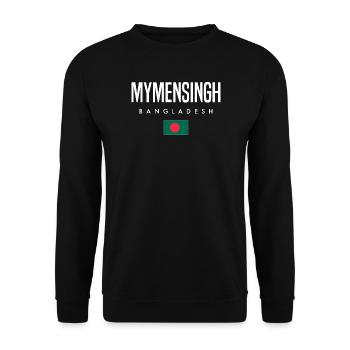 Mymensingh Bangladesch - Unisex Pullover - Schwarz - Vorne - Alina (178cm) & Michal (187cm)