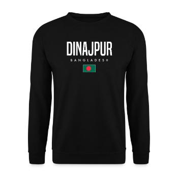 Dinajpur Bangladesh - Unisex Sweatshirt - black - Front - Alina (178cm) & Michal (187cm)