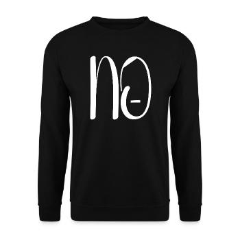 Contre les nazis - Sweat-shirt Unisexe - noir - Devant - Alina (178cm) & Michal (187cm)