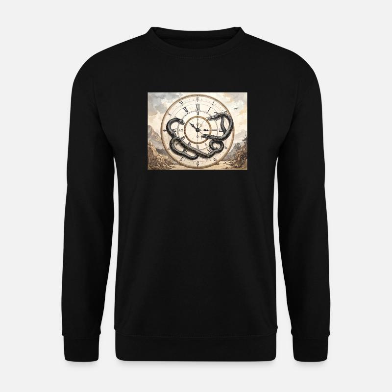 Watch Snake: Myth and Time - Unisex Sweatshirt - black