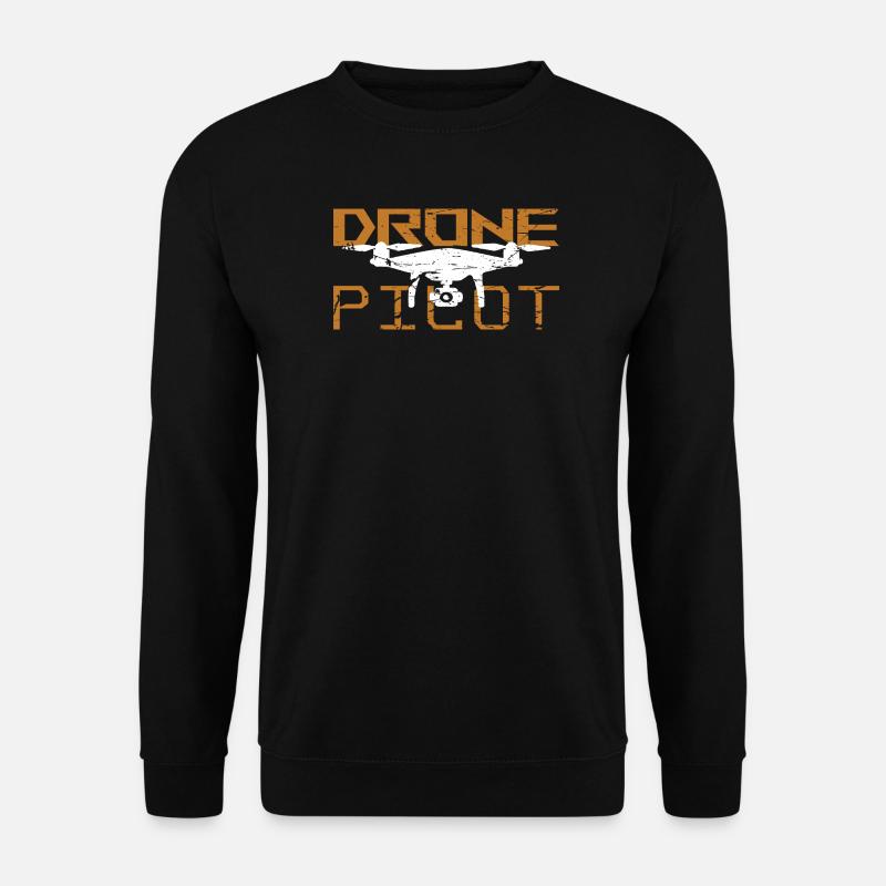 Drohne Pilot Drohnenpilot - Unisex Pullover - Schwarz