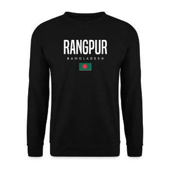 Rangpur Bangladesh - Unisex Sweatshirt - black - Front - Alina (178cm) & Michal (187cm)