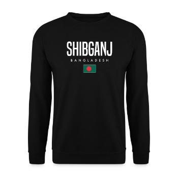 Shibganj Bangladesh - Unisex Sweatshirt - black - Front - Alina (178cm) & Michal (187cm)
