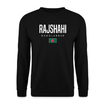 Rajshahi Bangladesh - Unisex Sweatshirt - black - Front - Alina (178cm) & Michal (187cm)