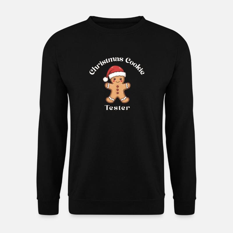Lebkuchenmann – Christmas Cookie Tester - Unisex Pullover - Schwarz