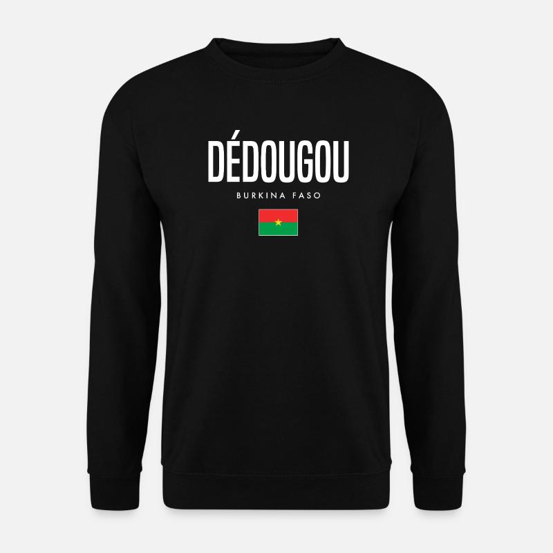 Dédougou Burkina Faso - Unisex Pullover - Schwarz