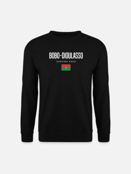 Bobo-Dioulasso, Burkina Faso - Unisex Sweatshirt - black