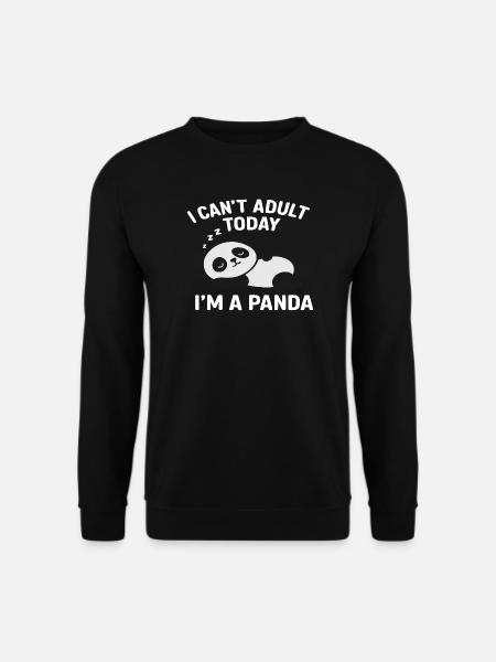 Panda - Unisex Sweatshirt - black