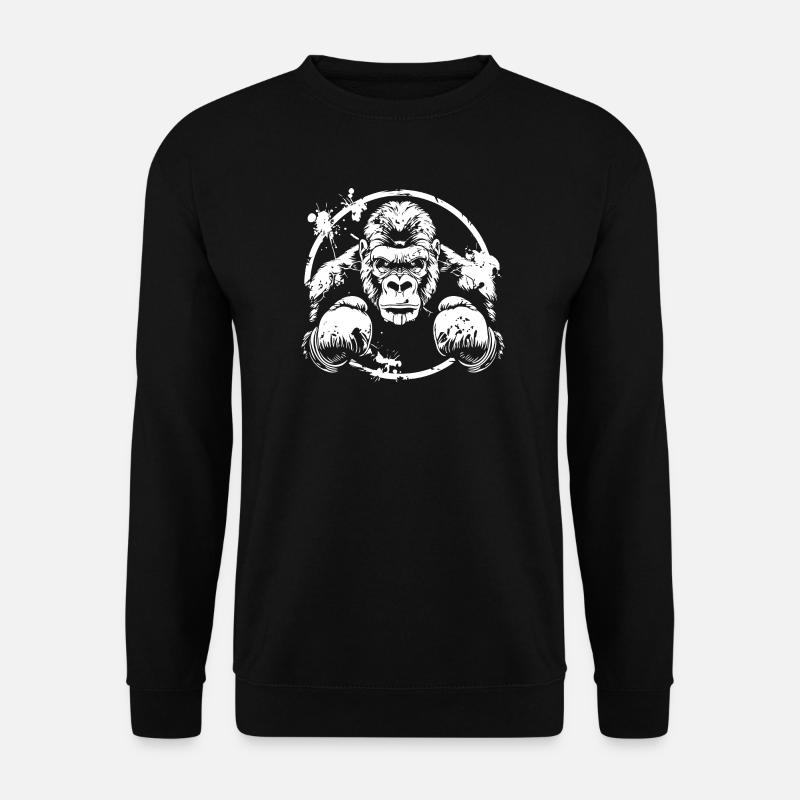 Gorilla Boxer Boxe MMA - Sweat-shirt Unisexe - noir