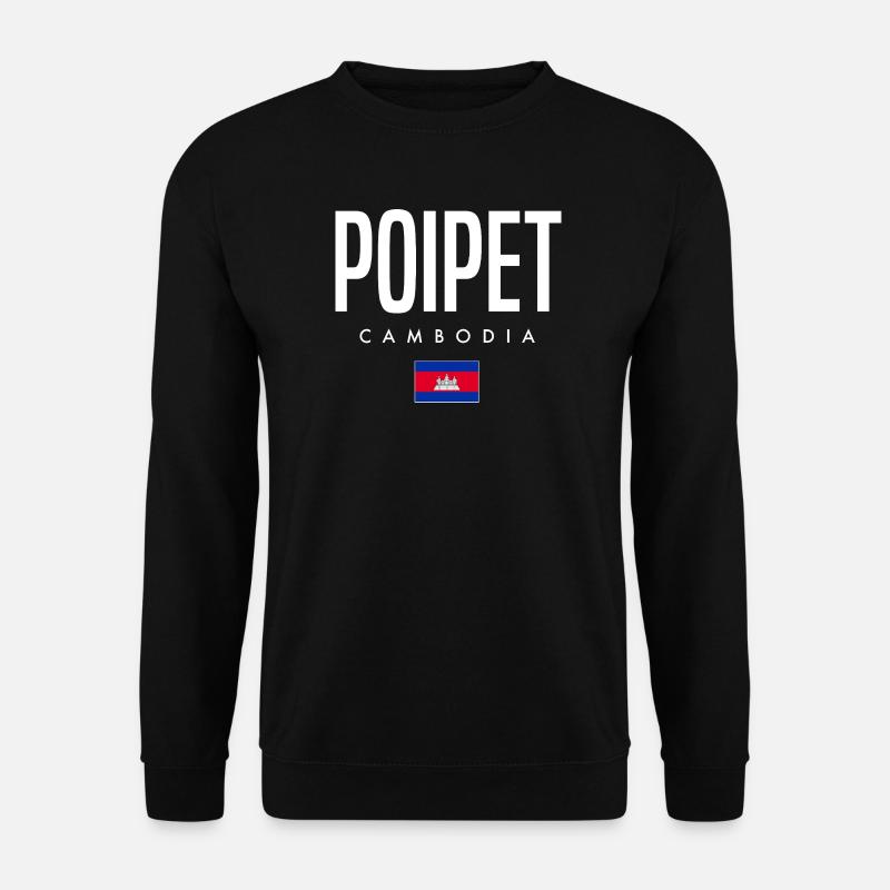 Poipet Kambodscha Khmer - Unisex Pullover - Schwarz