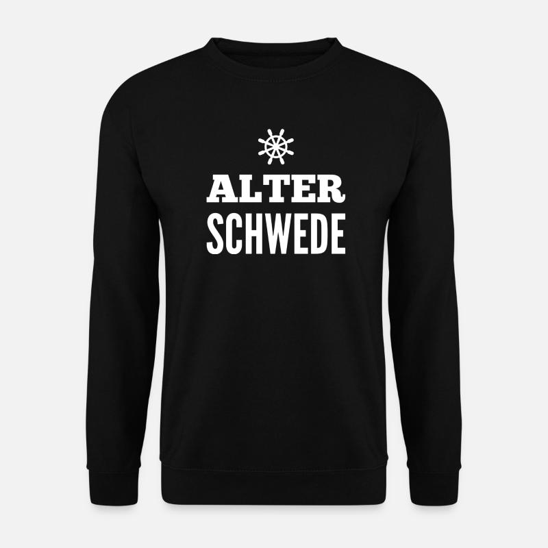Alter Schwede Fun Design - Unisex Pullover - Schwarz