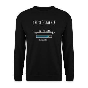 Cadeau Profession Formation Chorégraphe - Sweat-shirt Unisexe - noir - Devant - Alina (178cm) & Michal (187cm)