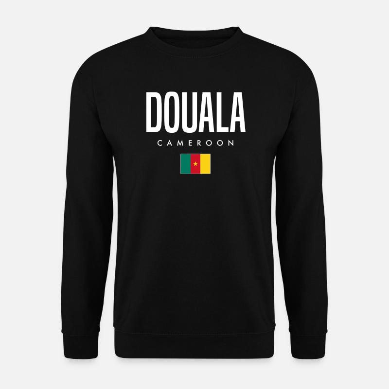Douala Kamerun Kameruner - Unisex Pullover - Schwarz