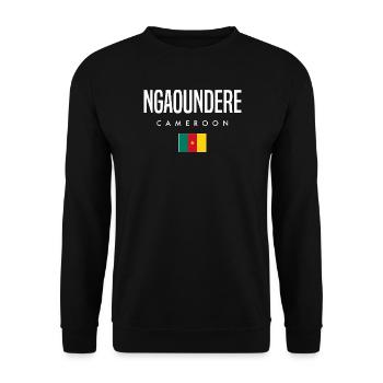 Ngaoundere Kamerun Kameruner - Unisex Pullover - Schwarz - Vorne - Alina (178cm) & Michal (187cm)