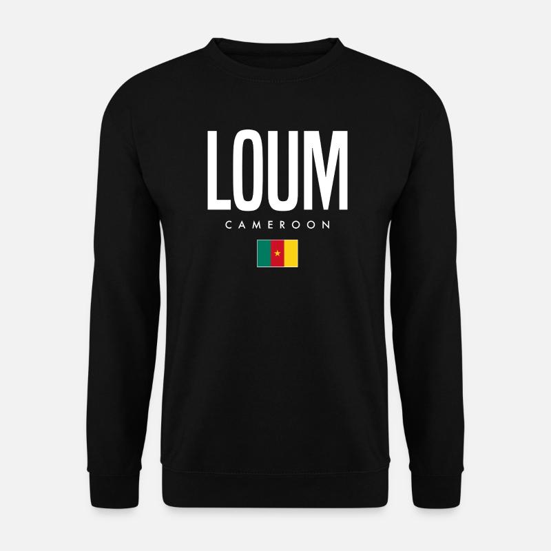 Loum Kamerun Kameruner - Unisex Pullover - Schwarz