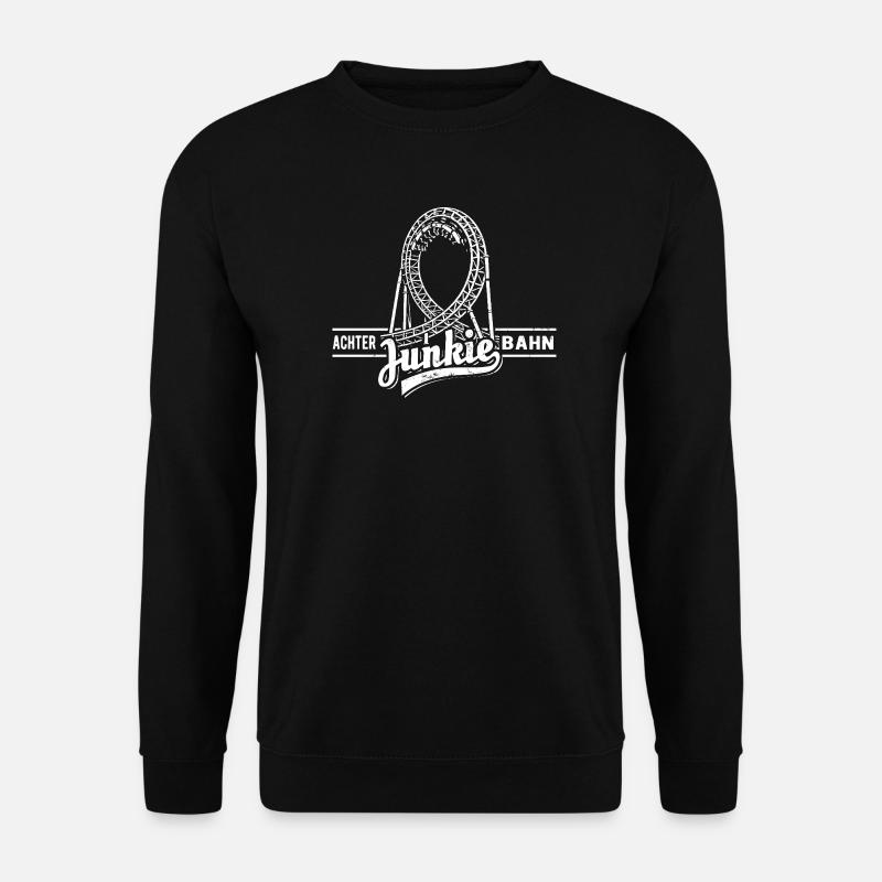 Roller Coaster Junkie - Looping - Unisex Sweatshirt - black