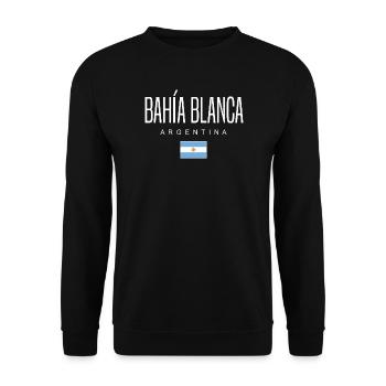 Bahia Blanca Argentina Argentinian - Unisex Sweatshirt - black - Front - Alina (178cm) & Michal (187cm)