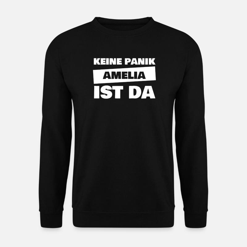 Amelia as a first name - Unisex Sweatshirt - black