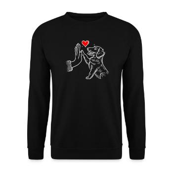 Dachshund Dog Dachshund Breeder Dachshund Lover Dachshund - Unisex Sweatshirt - black - Front - Alina (178cm) & Michal (187cm)