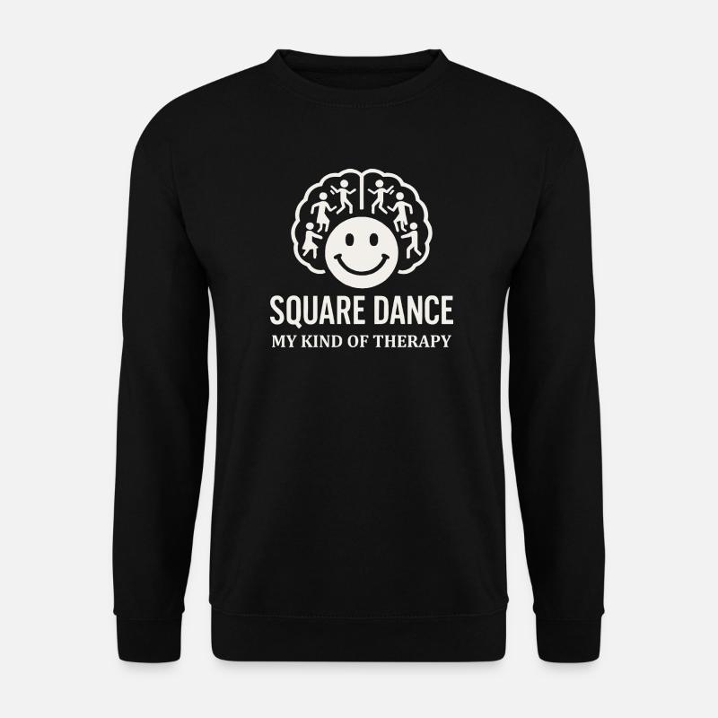 Square Dance Therapy - Unisex Sweatshirt - black