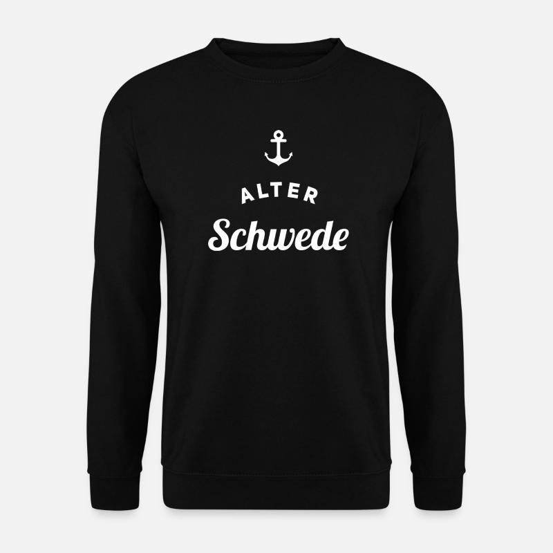 Alter Schwede Fun Design - Unisex Pullover - Schwarz