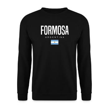 Formosa Argentina Argentinian - Unisex Sweatshirt - black - Front - Alina (178cm) & Michal (187cm)
