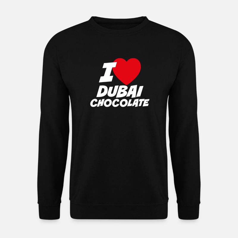 Ich liebe Dubai-Schokolade - Unisex Pullover - Schwarz