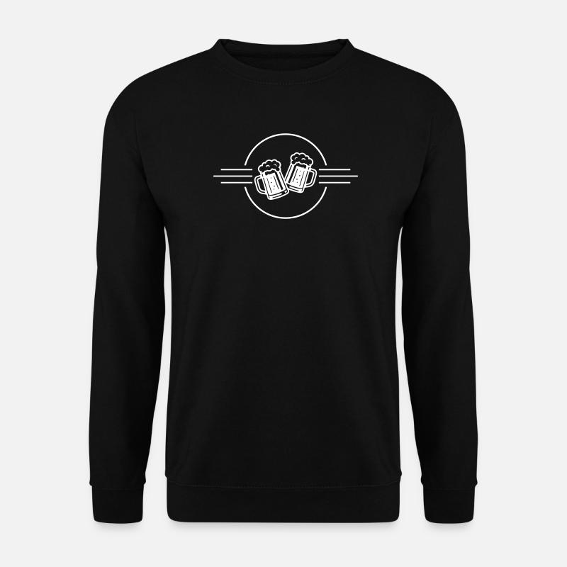 Bier Prost Bierglas - Unisex Pullover - Schwarz