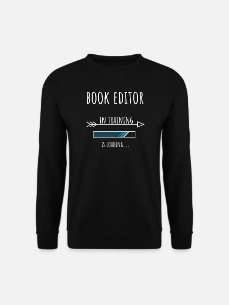 Bogredaktør Gaveprofession Uddannelse Bogredaktør - Unisex sweater - sort