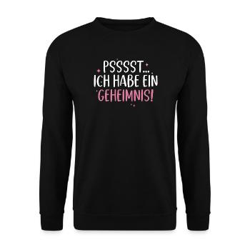 Big Sister Rainbow Family New Daughter - Unisex Sweatshirt - black - Front - Alina (178cm) & Michal (187cm)