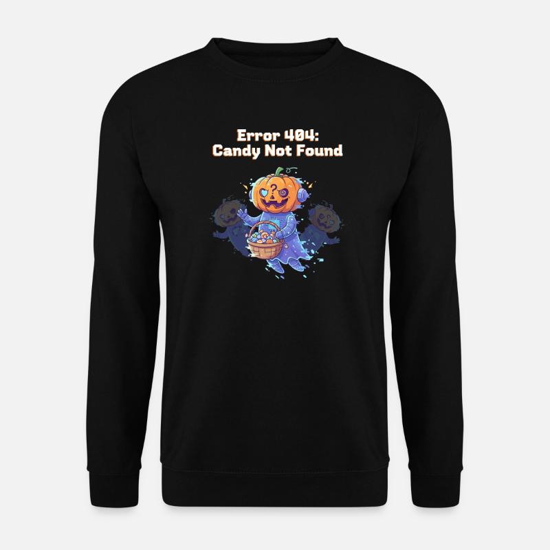 Erreur 404 : Candy Not Found - Sweat-shirt Unisexe - noir