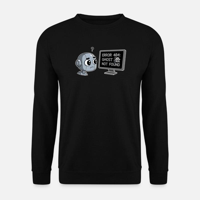 Error 404: Ghost Not Found - Unisex Pullover - Schwarz