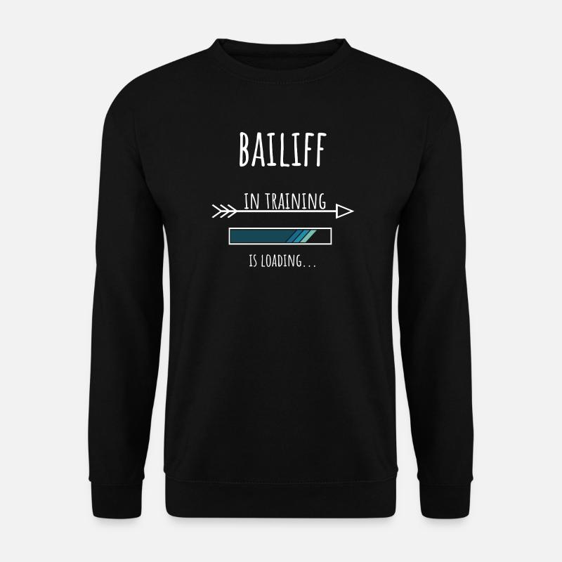 Bailiff Geschenk Beruf Ausbildung Gerichtsvollzieh - Unisex Pullover - Schwarz