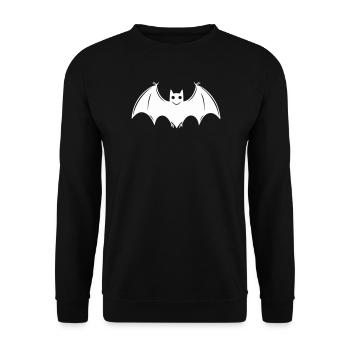 Chauve-souris - Sweat-shirt Unisexe - noir - Devant - Alina (178cm) & Michal (187cm)