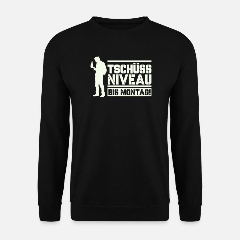 Bye bye niveau jusqu’à lundi - Sweat-shirt Unisexe - noir