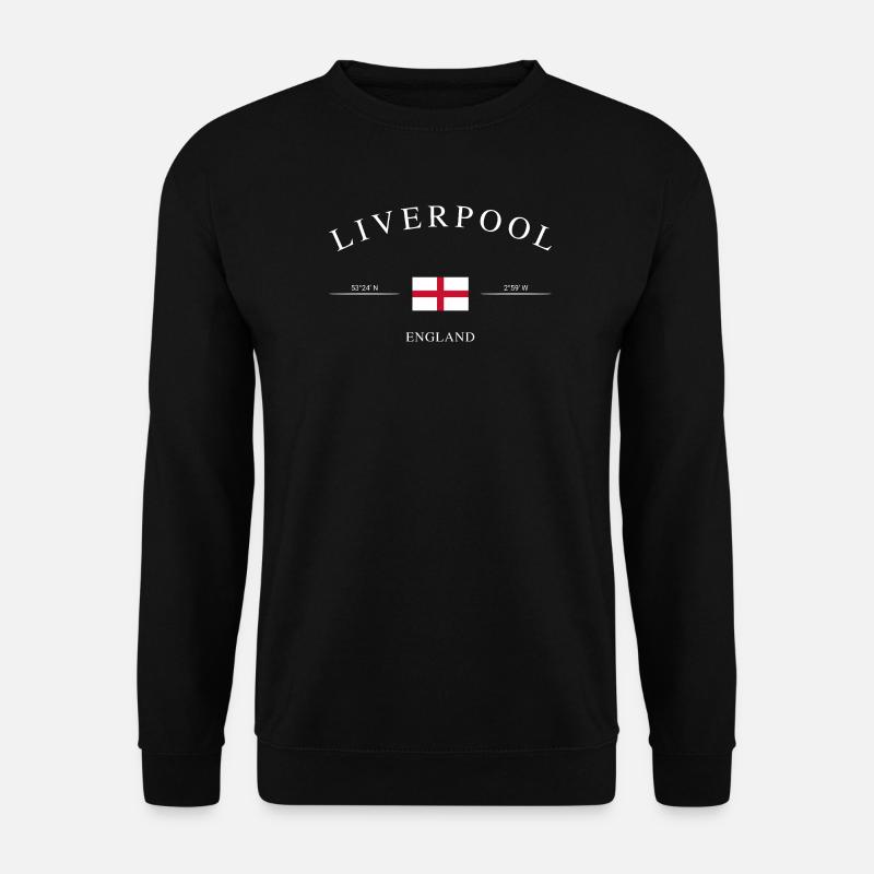 Liverpool England – Urlaub Souvenir & Geschenk - Unisex Pullover - Schwarz