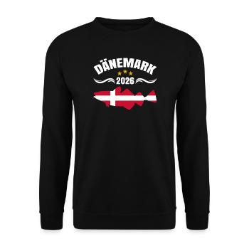 Vacances de pêche Danemark 2026 - Sweat-shirt Unisexe - noir - Devant - Alina (178cm) & Michal (187cm)