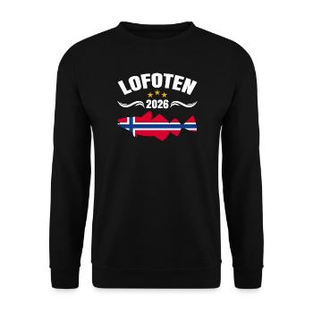 Lofoten 2026 - Unisex Pullover - Schwarz - Vorne - Alina (178cm) & Michal (187cm)