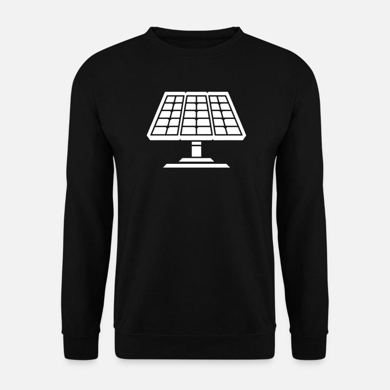 Solar Anlage Panele - Unisex Pullover - Schwarz