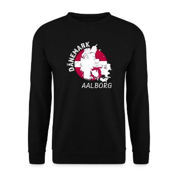 Aalborg - Unisex Pullover - Schwarz - Vorne - Alina (178cm) & Michal (187cm)