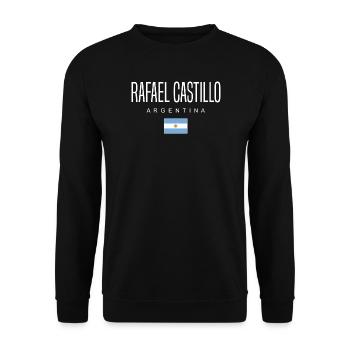 Rafael Castillo Argentina Argentinian - Unisex Sweatshirt - black - Front - Alina (178cm) & Michal (187cm)