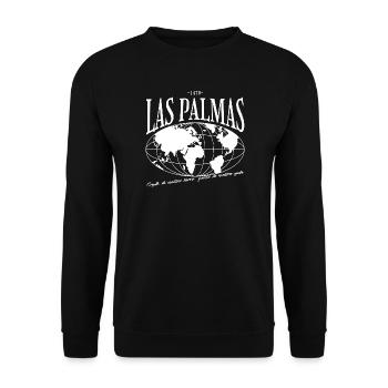 Conception de la carte du monde de Las Palmas - Sweat-shirt Unisexe - noir - Devant - Alina (178cm) & Michal (187cm)