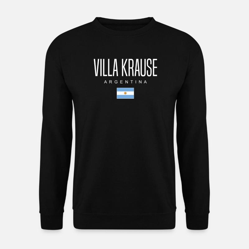 Villa Krause Argentinien Argentinier - Unisex Pullover - Schwarz