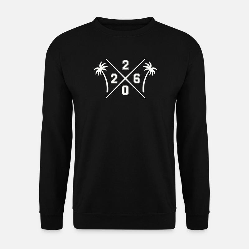 Tropical retro year 2026 - Unisex Sweatshirt - black